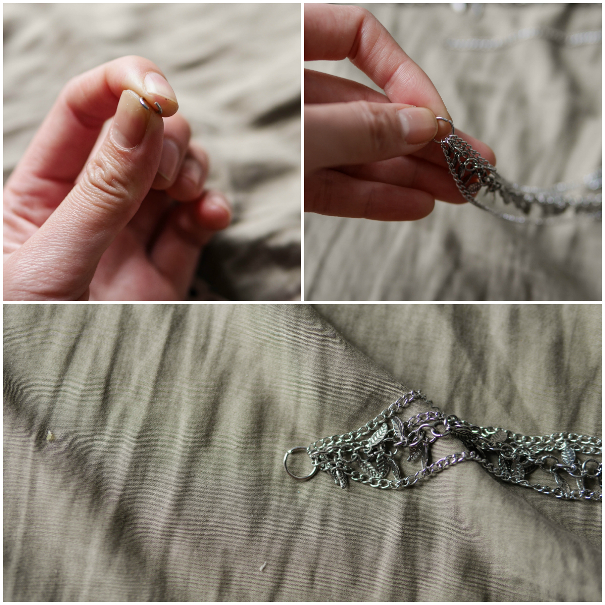 chain headpiece diy